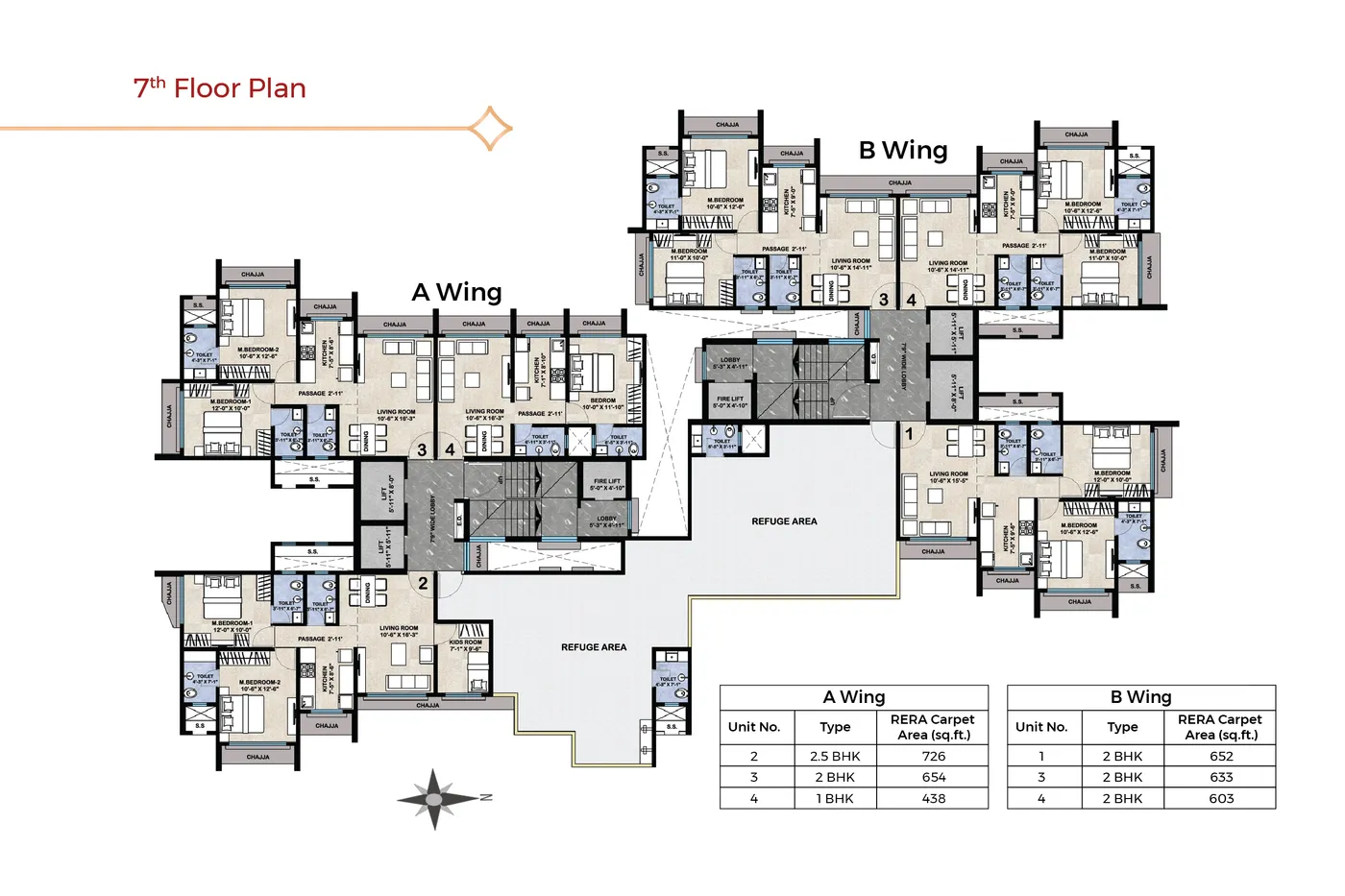 2 3 BHK Grand Residences In Vasai West