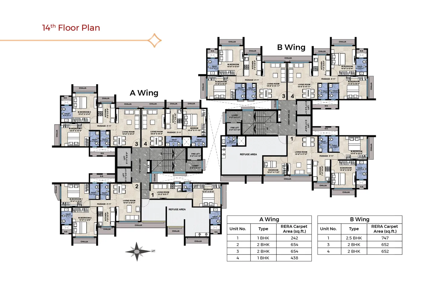 2 3 BHK Grand Residences In Vasai West