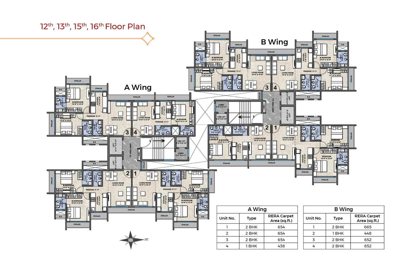 2 3 BHK Grand Residences In Vasai West