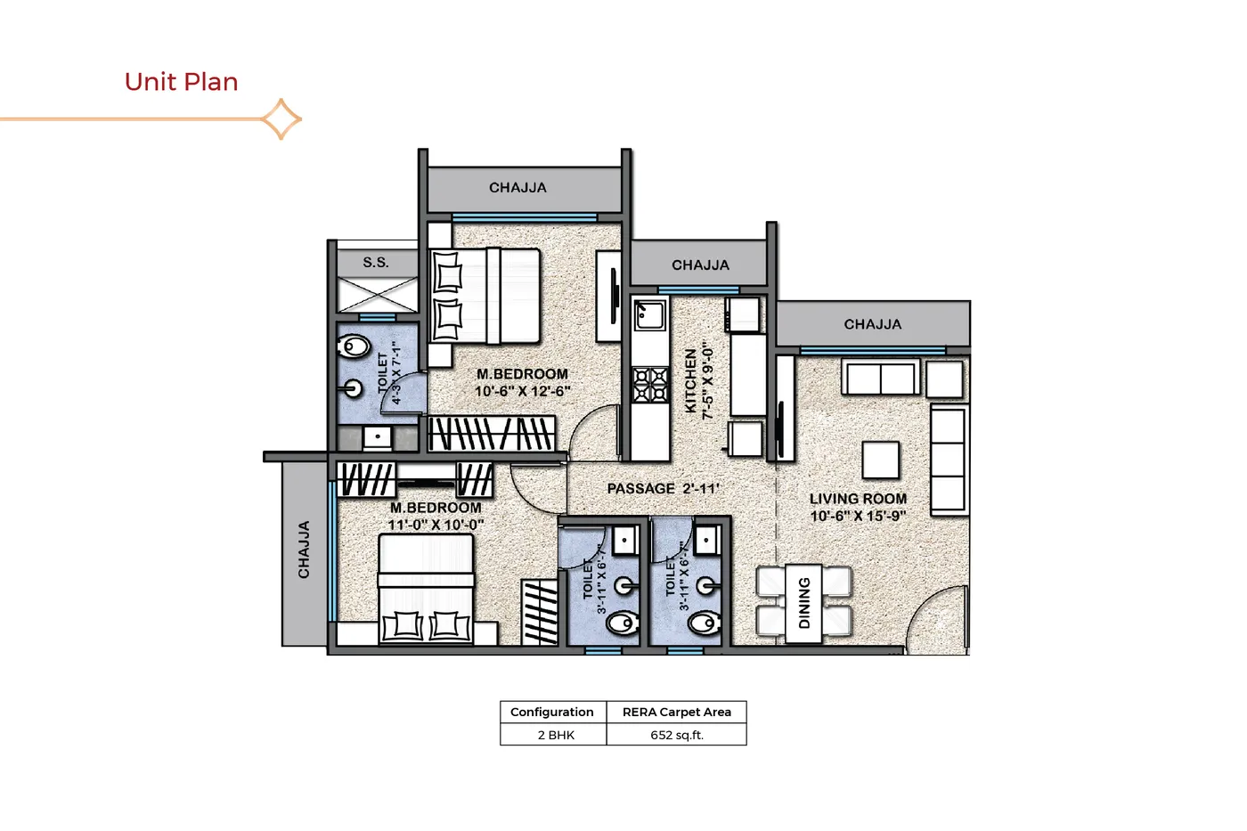 2 3 BHK Grand Residences In Vasai West